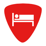 acyh red logo with bed icon
