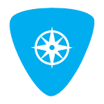 acyh blue logo with compass icon