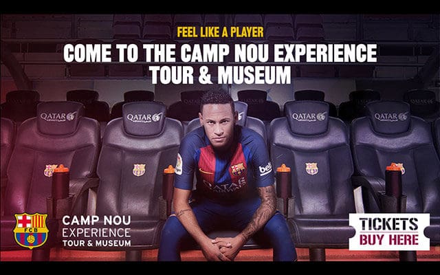 camp nou experience flyer
