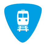 acyh blue logo with train icon